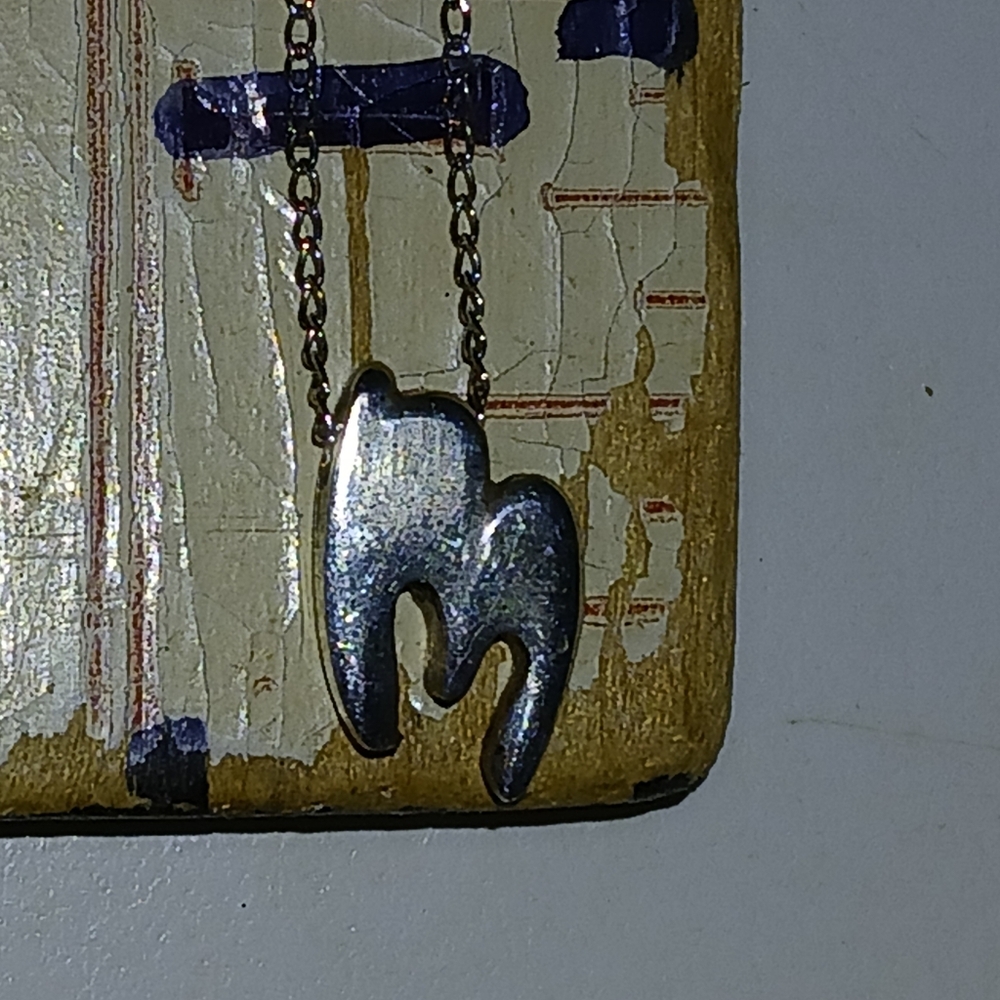 Vintage Sterling "M" Necklace
